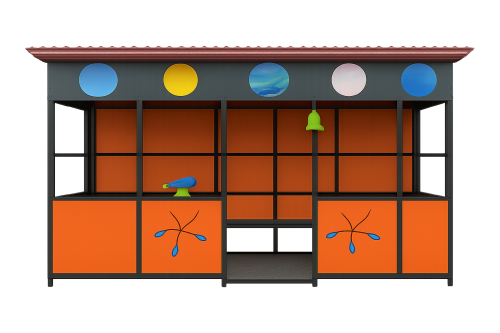 Павільйон дитячий металевий