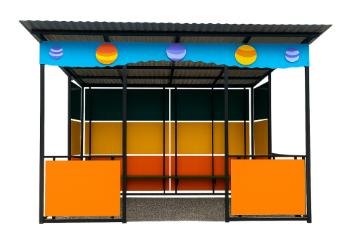 Павільйон дитячий металевий малий