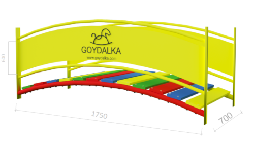 ЕЛЕМЕНТ "ПЕРЕХІД МЕТАЛІЧНИЙ З ЛОГОТИПОМ"