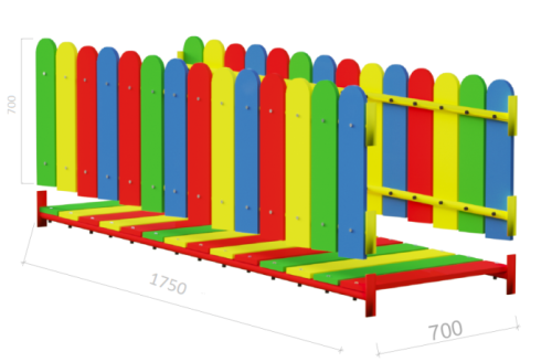 ЕЛЕМЕНТ "ПЕРЕХІД МЕТАЛІЧНИЙ КОСИЙ"