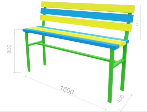 ЛАВКА ЗІ СПИНКОЮ
