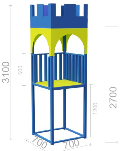 ЕЛЕМЕНТ "ВЕЖА ЗАМОК" (МП)