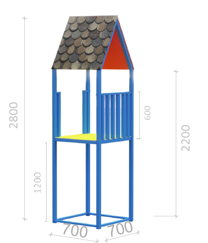 ЕЛЕМЕНТ "ВЕЖА З ДАХОМ" (МП)